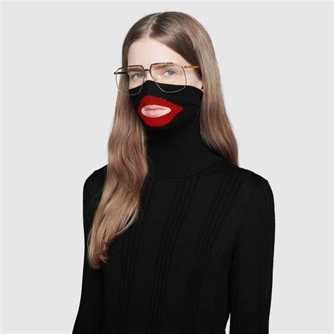 balaklava gucci|guccis balaclava knit top.